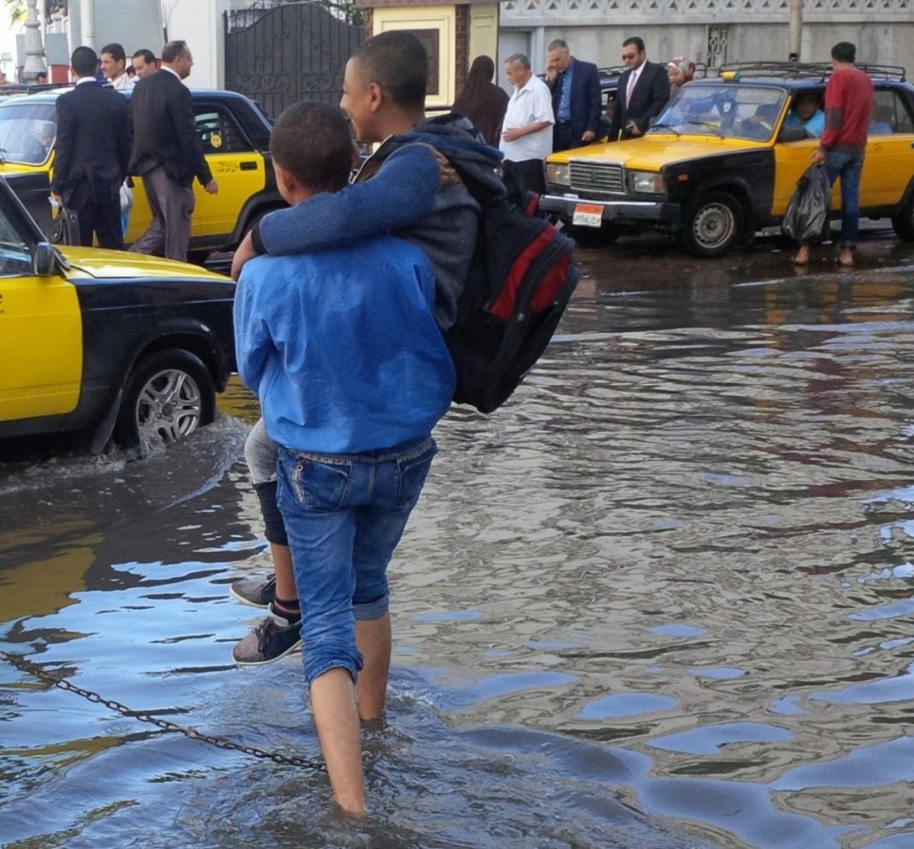 Article : La pluie teste Alexandrie
